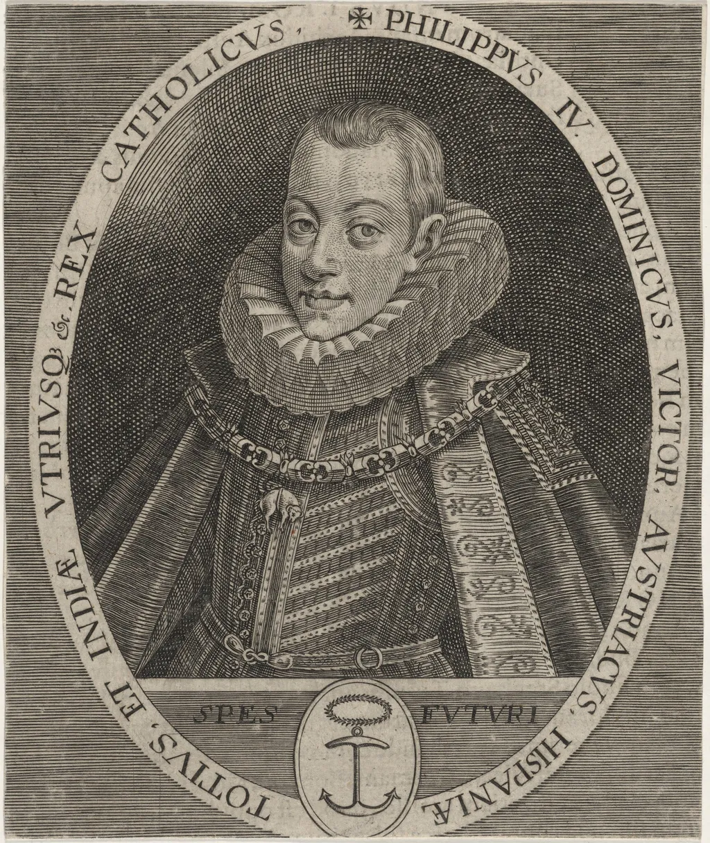 Philip IV of Spain, by Unknown 19th Century, ink, 1850