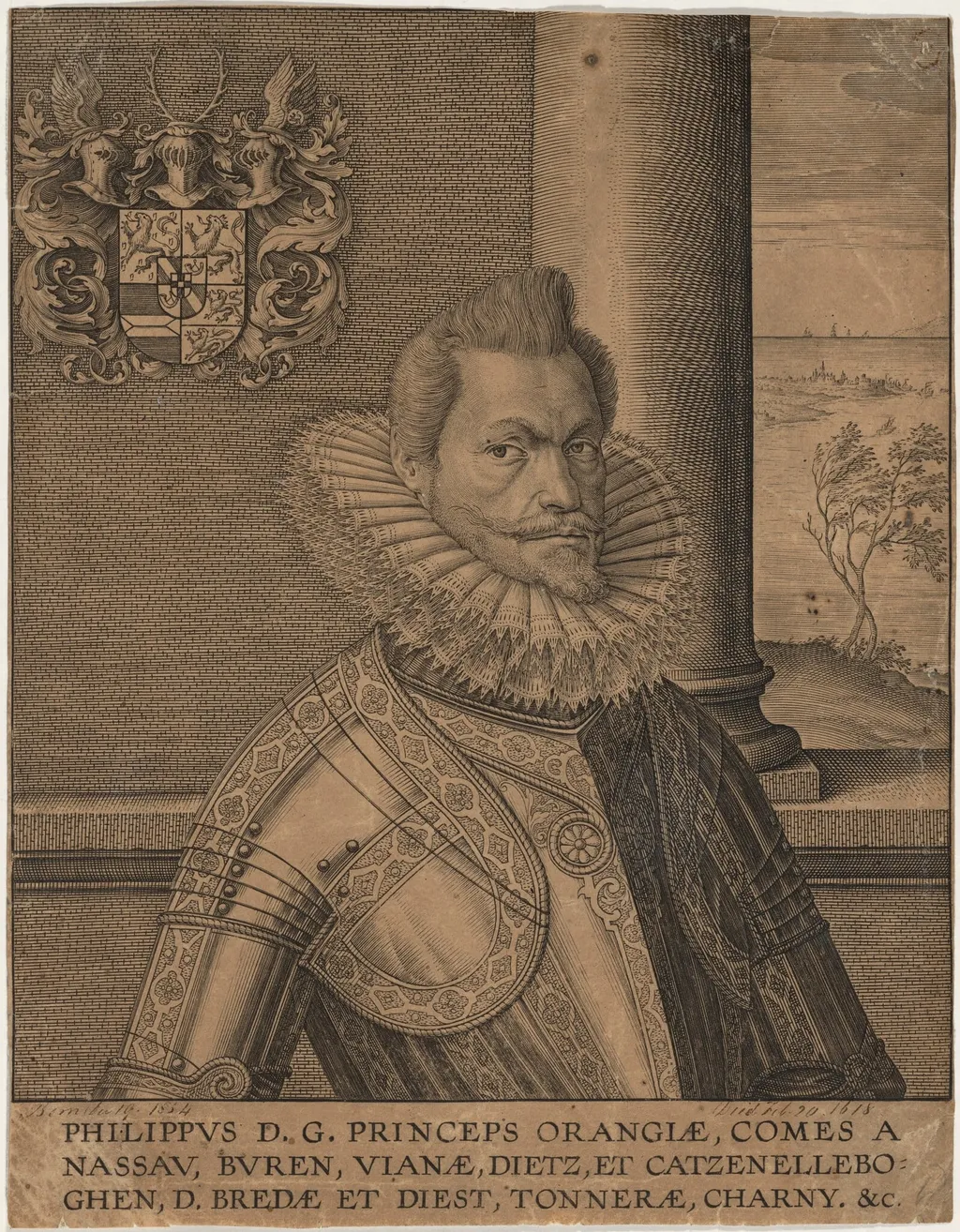 Philip William, Prince of Orange, by Unknown 19th Century, ink, 1850