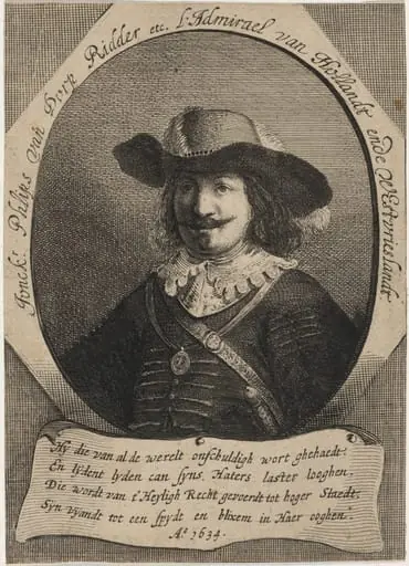 Philps van dorp Ridder, Dutch Admiral, by Unknown 19th Century