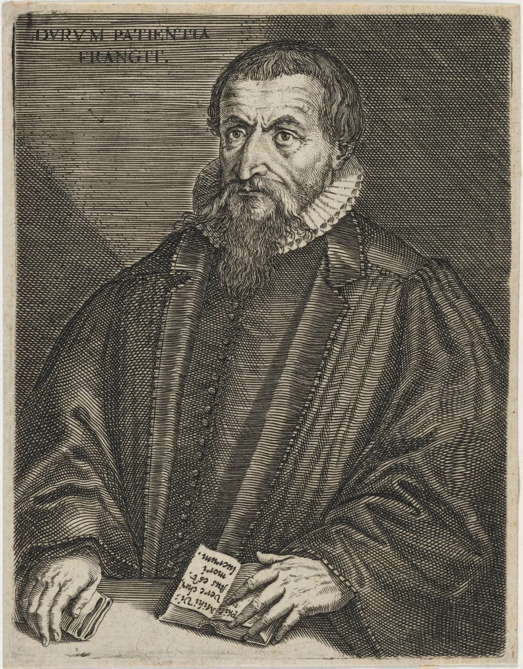 Portrait of a Clergyman, by Unknown 19th Century, ink, 1850