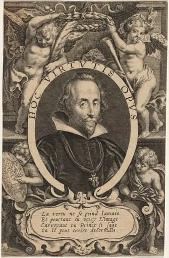 Portrait of a Man in an Oval with Cupids Decoration, by Unknown 19th Century