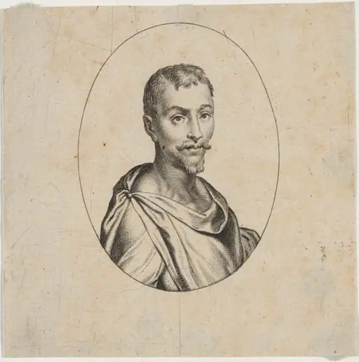 Portrait of a Man in Toga, by Unknown 19th Century