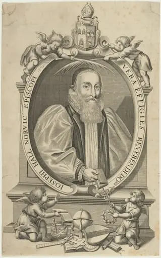 Rev. Joseph Hall, Bishop of Norwich, by Unknown 19th Century
