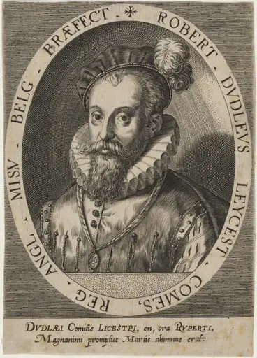 Robert Dudley, Earl of Leicester, by Unknown 19th Century