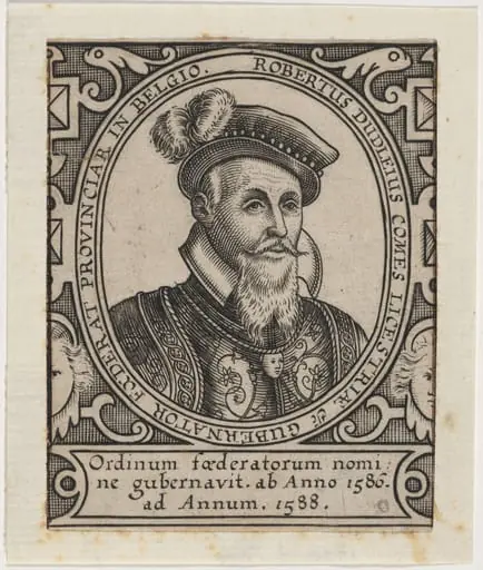 Robert Dudley, Earl of Leicester, by Unknown 19th Century