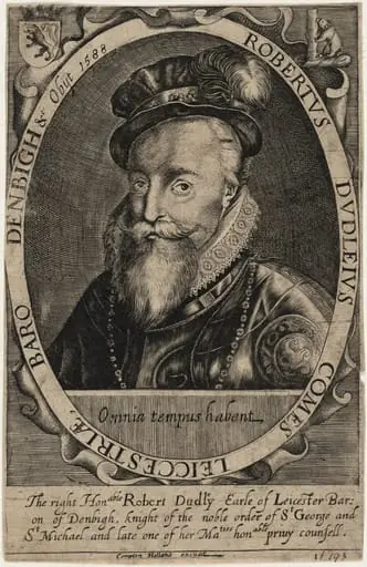 Robert Dudley, Earl of Leicester, by Unknown 19th Century