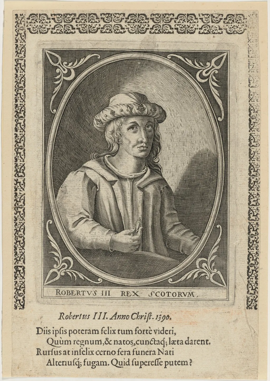 Robert III, King of Scotland, by Unknown 19th Century, ink, 1603