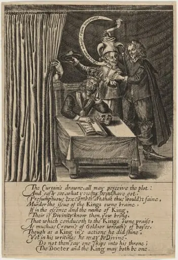 Satire in Relation to Charles I and His "Eikwn Basilika"(Image of a Ruler), by Unknown 19th Century