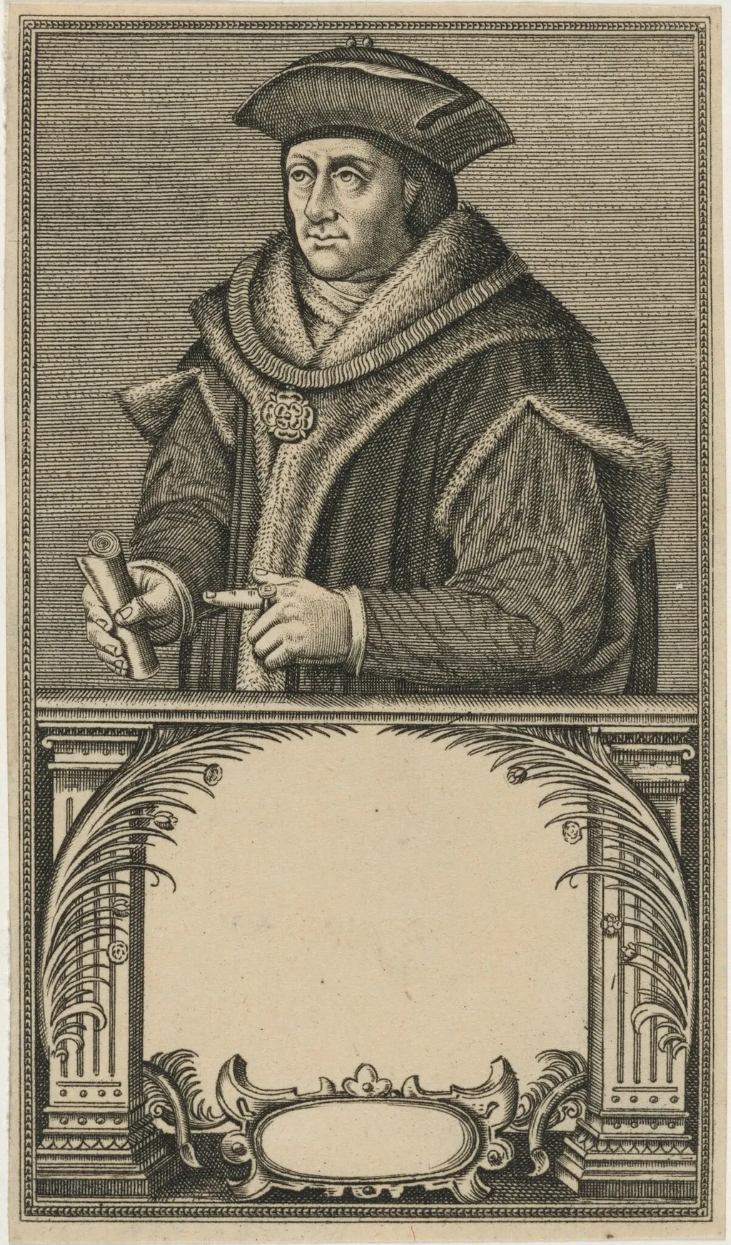 Sir Thomas More, by Unknown 19th Century, ink, 1850