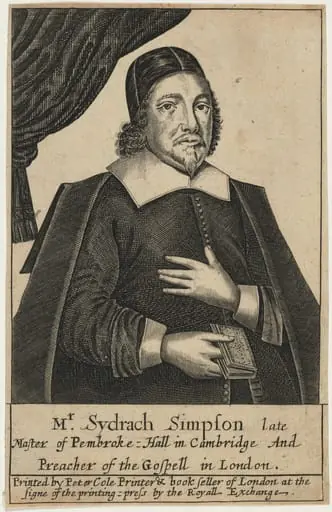 Sydrach Simpson, by Unknown 19th Century