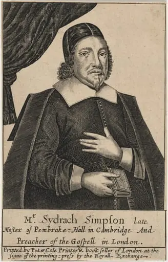 Sydrach Simpson, Preacher, by Unknown 19th Century