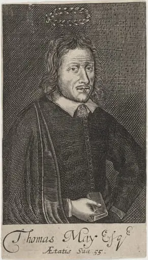 Thomas May, Poet and Historian, by Unknown 19th Century