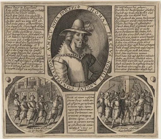 Thomas Percy and the Gunpowder Plot, by Unknown 19th Century