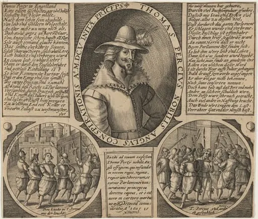Thomas Percy, Gunpowder Plot Conspirator, by Unknown 19th Century