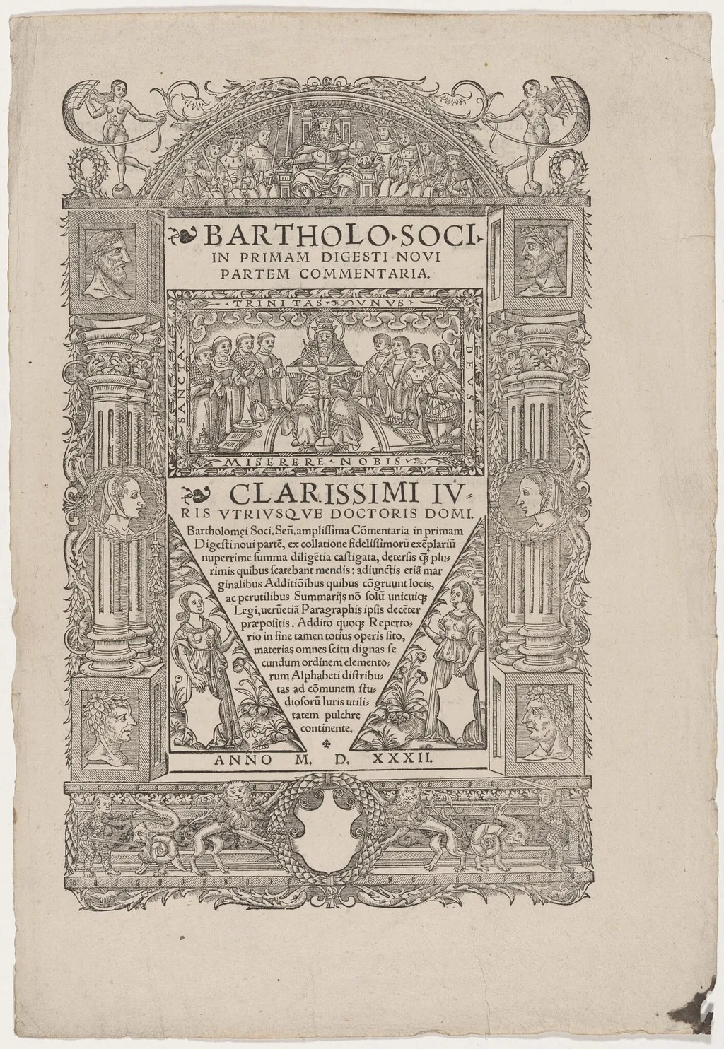 Title Page to Clarissimi IV, by Unknown 19th Century, 1532
