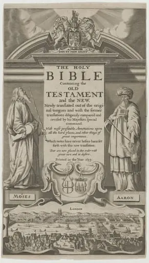 Title Page to the Bible, by Unknown 19th Century