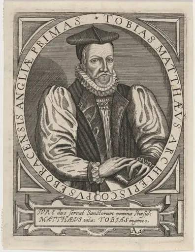 Tobias Matthew, Archbishop of York, by Unknown 19th Century