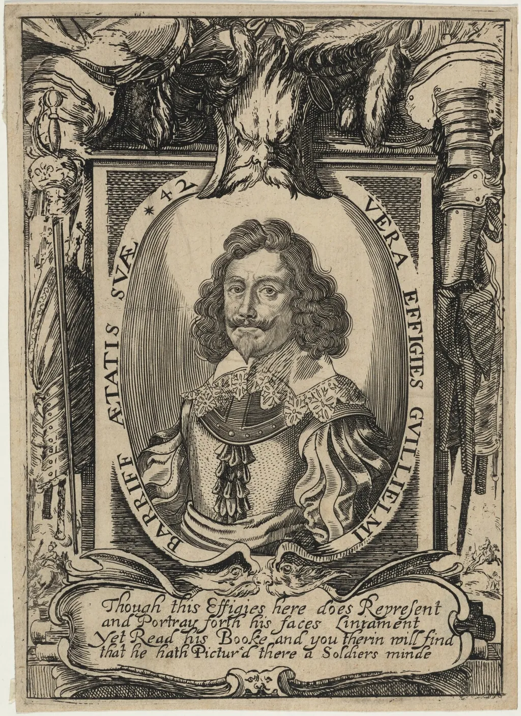 William Barriffe, by Unknown 19th Century, ink, 1850