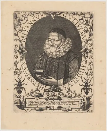William Camden, Herald, Antiquary and Historian, by Unknown 19th Century