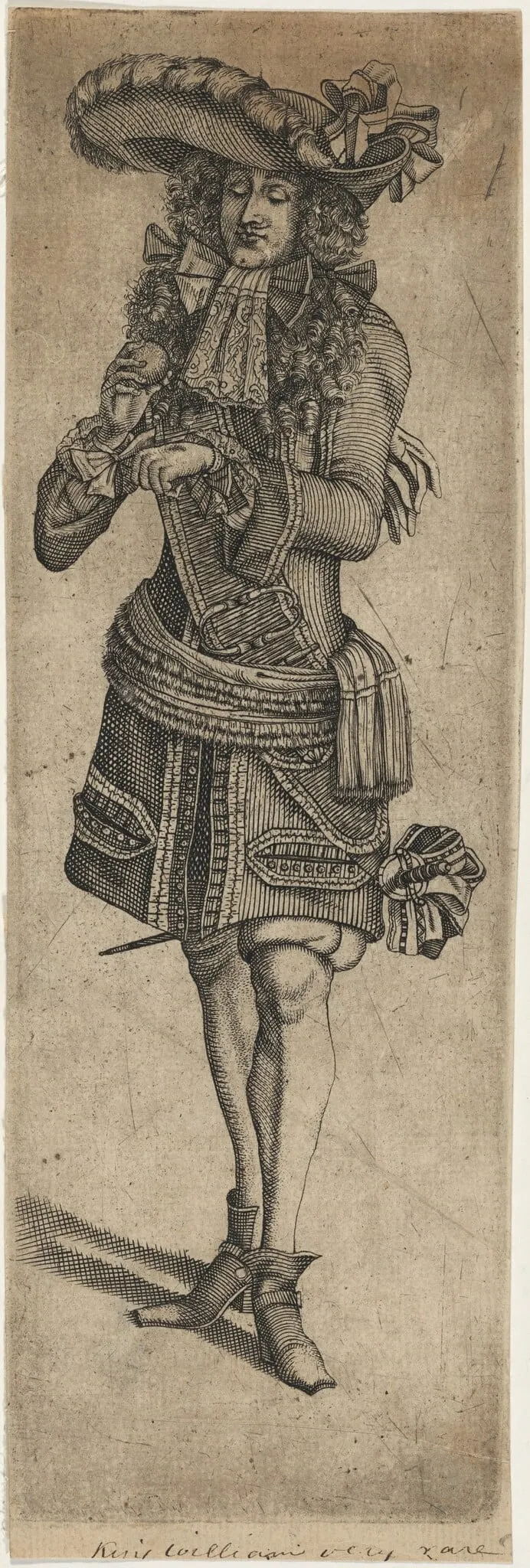 William III (?), by Unknown 19th Century, ink, 1850
