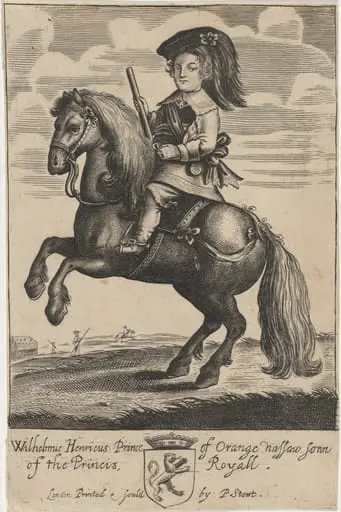 William III as Prince of Orange on Horseback, by Unknown 19th Century