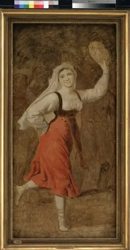A Dancing Italian Girl, by Unknown artist