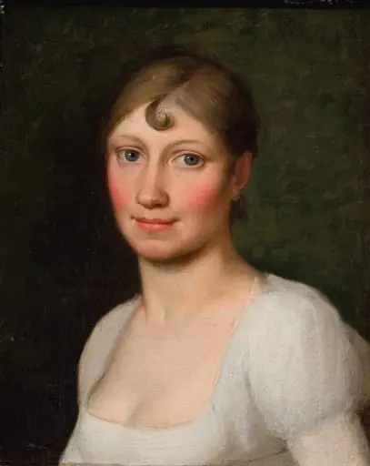 Christine Rebekka Eckersberg, f. Hyssing, kunstnerens første hustru, by Unknown artist