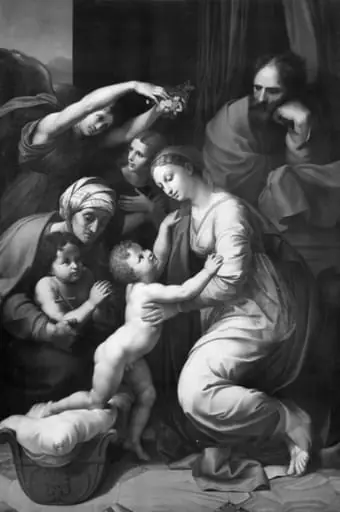 Den hellige familie, by Unknown artist
