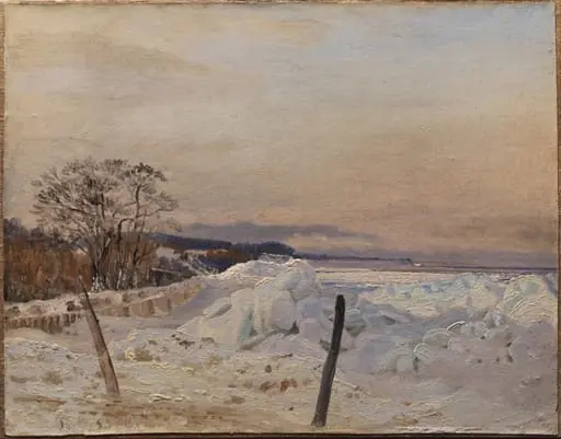 Ice Pack near Taarbæk, North of Copenhagen, by Unknown artist