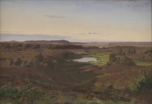 Landscape in the North of Zealand. Afternoon, by Unknown artist