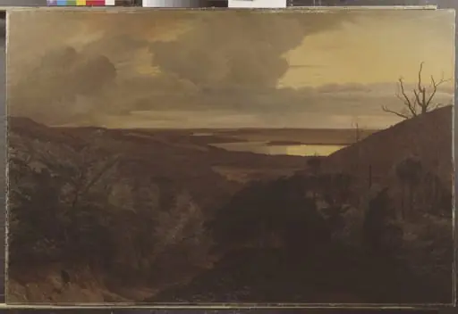 Late Evening near Himmelbjerget, Jutland, by Unknown artist