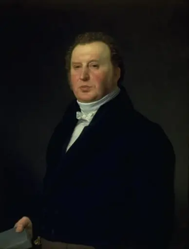 Police Surgeon Johan Frederik Rost. The Artist's Family Doctor and Friend, by Unknown artist