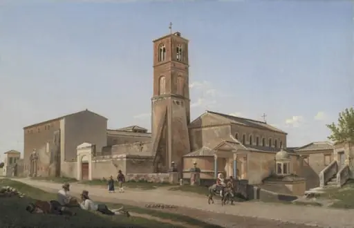 Sant'Agnese fuori le mura, Rome, by Unknown artist