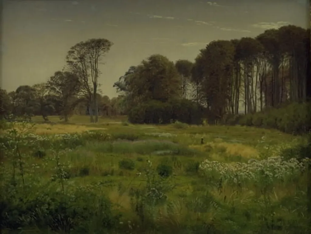Sommerlandskab. Horneland ved Fåborg, by Unknown artist, 1863