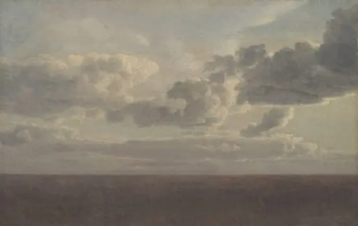 Study of Clouds over the Sea, by Unknown artist