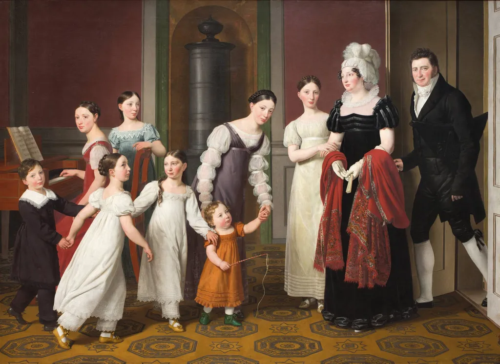 The Nathanson Family, by Unknown artist