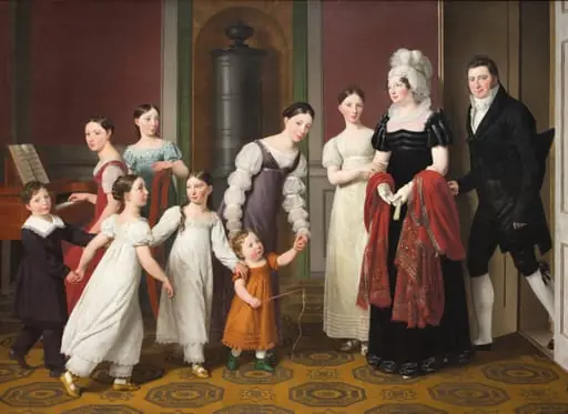 The Nathanson Family, by Unknown artist