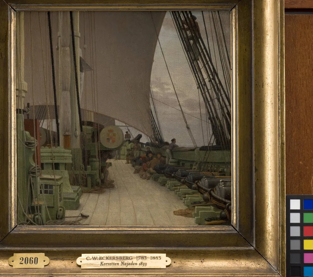 The Starboard Battery and the Deck of the Corvette "Najaden", by Unknown artist