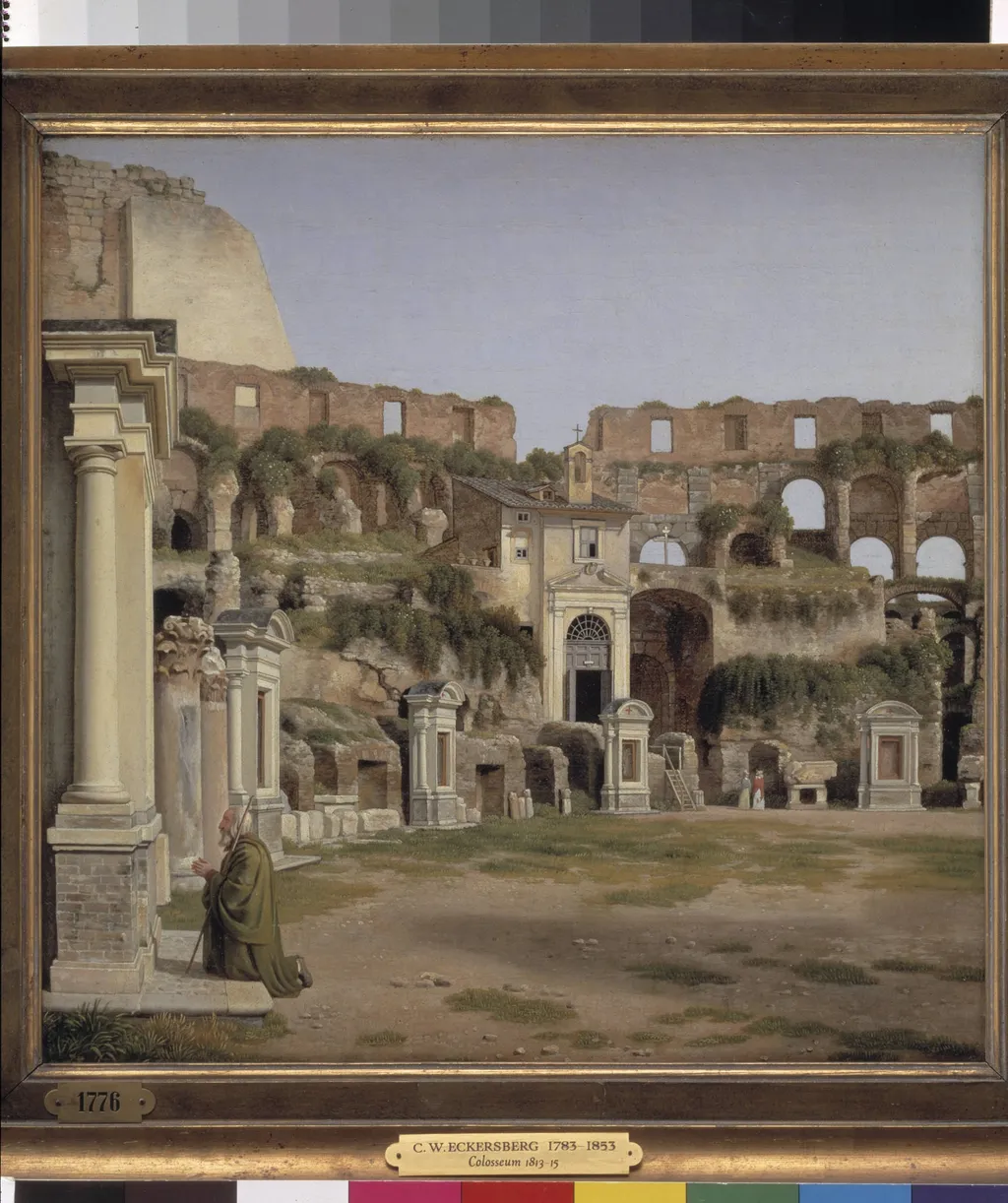 View of the Interior of the Colosseum, by Unknown artist
