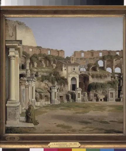 View of the Interior of the Colosseum, by Unknown artist