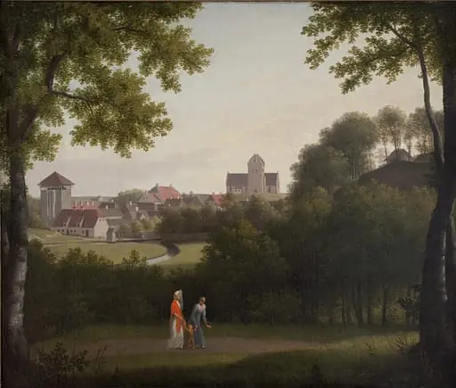 View Towards Lyngby, by Unknown artist