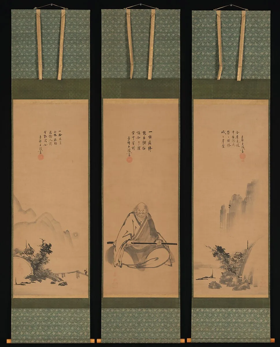 Untitled, by Unkoku Tōeki|Ten'yū Jōkō, ink, 1624