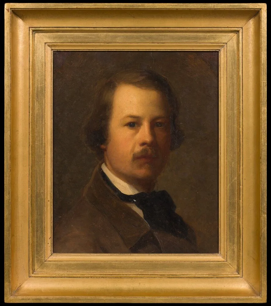 Self-portrait, by Uno Troili, unspecified, 1850