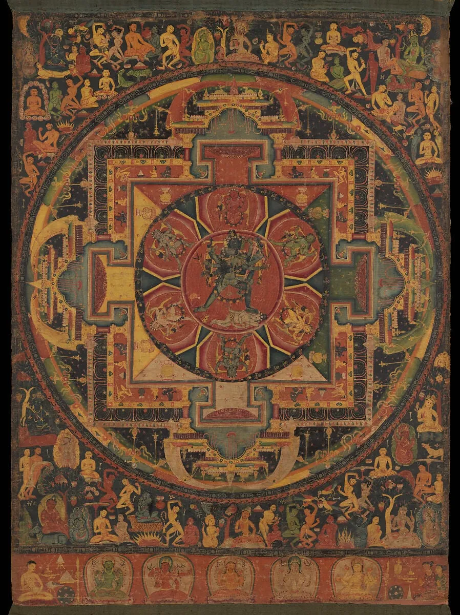 Untitled, distemper, 1100