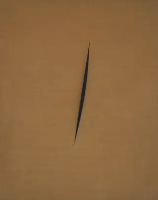 Untitled, by Lucio Fontana
