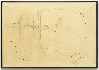 Untitled, by Lucio Fontana