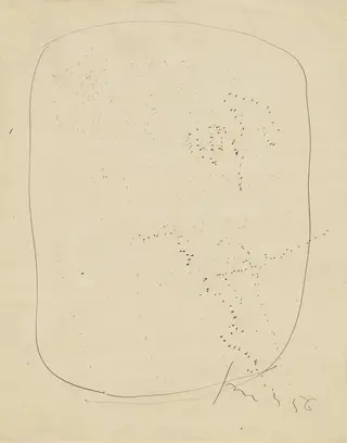 Untitled, by Lucio Fontana