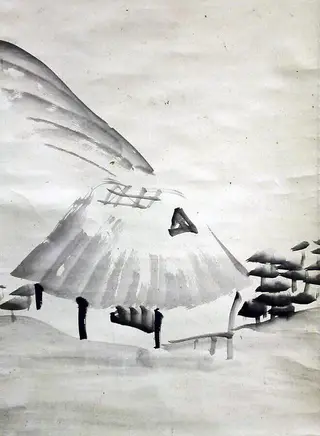 Untitled, by Ōtagaki Rengetsu