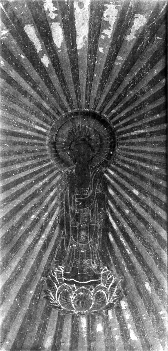 Untitled, paint, 1749