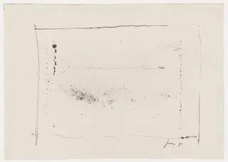 Untitled, by Lucio Fontana
